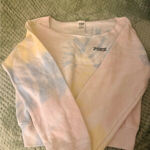 Pink Tie-Dye Sweatshirt